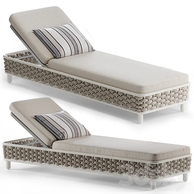 LEON Sunlounger daybed 3DS Max Model