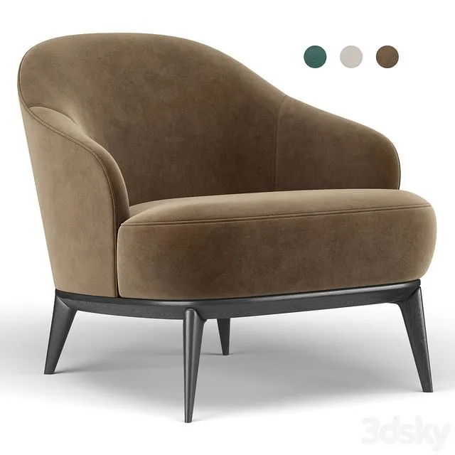 Leslie armchair 3dsMax Model