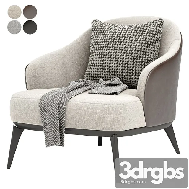 Leslie armchairs by minotti