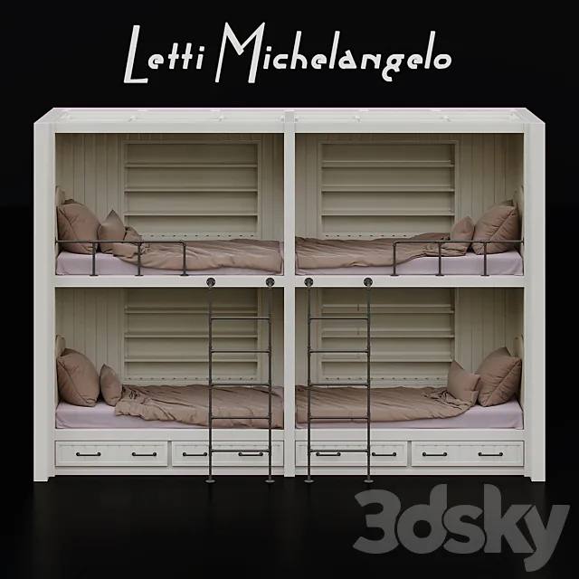 Letti Michelangelo 3DSMax File