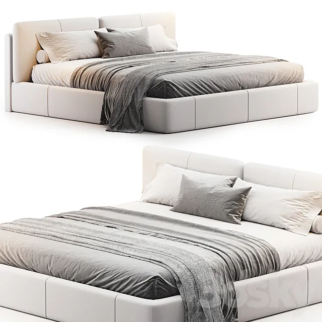 LETTO Lulu Bed 3ds Max