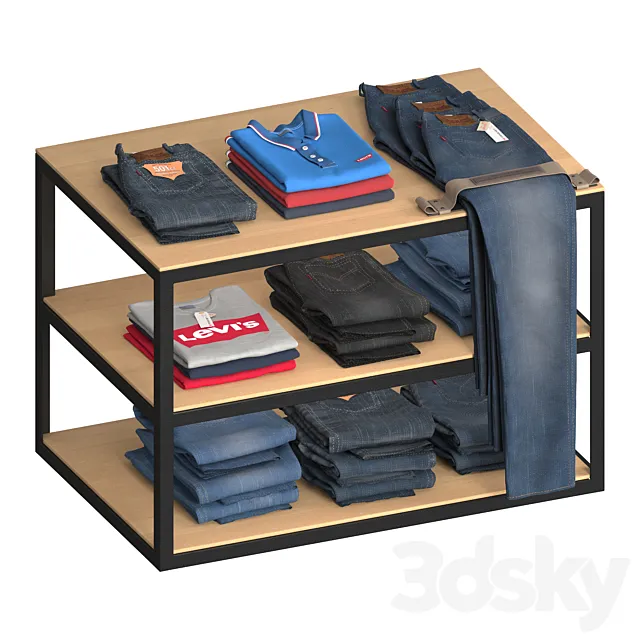 Levis clothing set 3ds Max