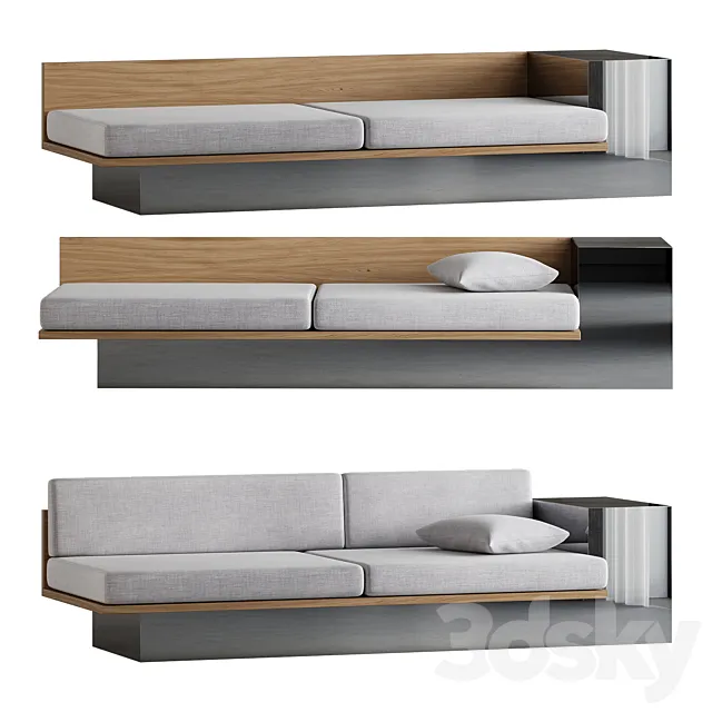 Levitate daybed_sofa Studiotwentyseven by Anne Boysen 3DS Max Model