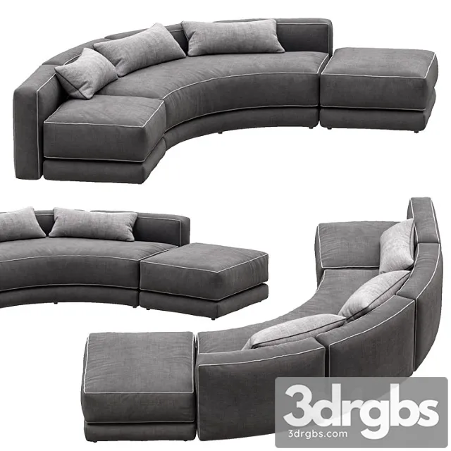 Lewis Curved By Montauksofa 3dsmax Download