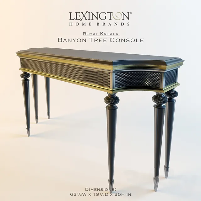 Lexington Banyon Tree Console 3ds Max