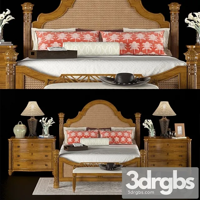 Lexington Home Brands Island Estate By Tommy Bahama Home Round Hill Bed 3dsmax Download