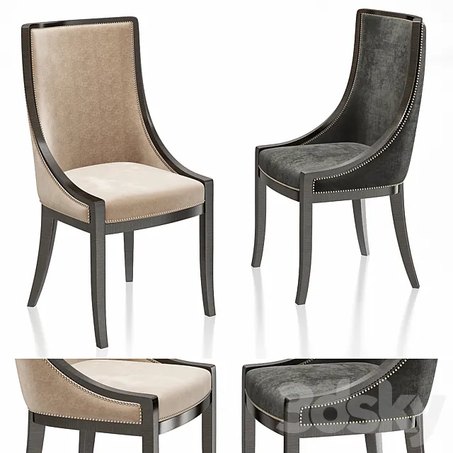 Lexington Talbott Upholstered Host Chair 3DS Max Model