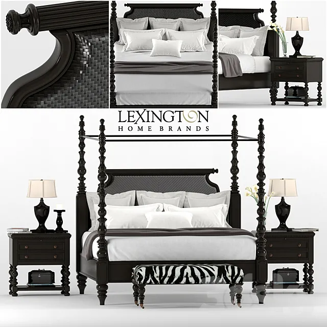 LEXINGTON_HOME_BRAND_SOVEREIGH_POSTER_BED 3DS Max Model