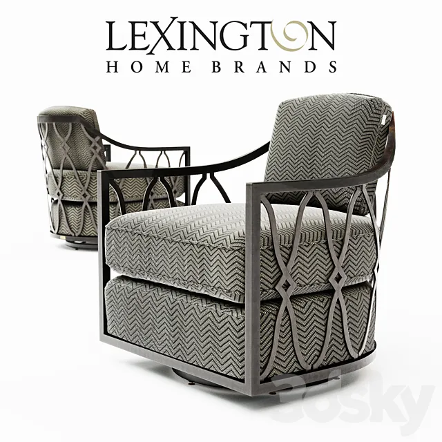 Lexingtone Swivel chair 3ds Max