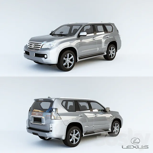 Lexus GX460 3ds Max