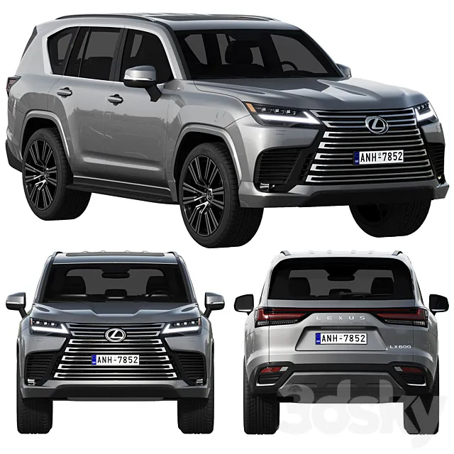 Lexus LX600 2022 3DSMax File