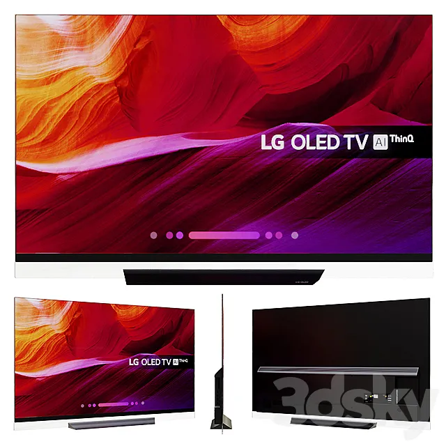 LG 55 65 inch OLED TV 4K Ultra HD HDR 3DSMax File