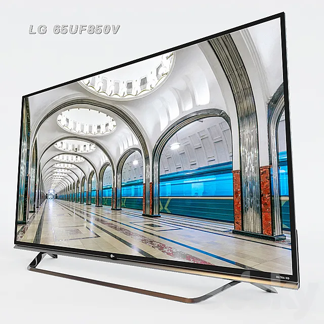 LG 65UF850V LED TV 3DS Max Model