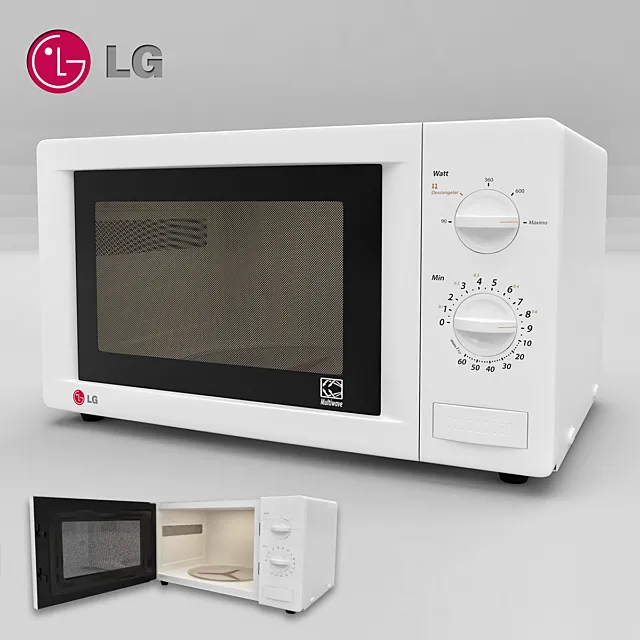 LG microwave oven 3DSMax File