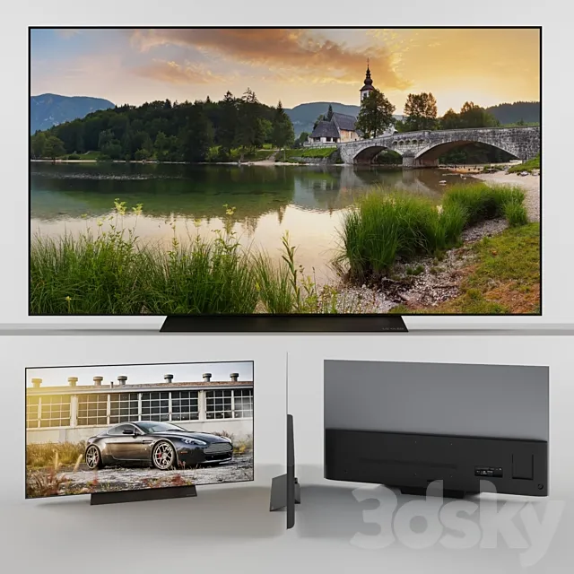 Lg Oled Tv B8 3DS Max Model