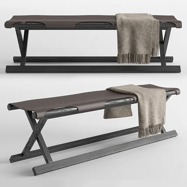 Liaigre bench orée 3DS Max Model