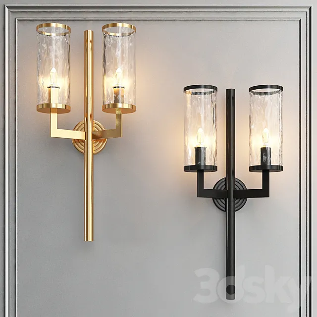 Liaison double arm sconce 3ds Max