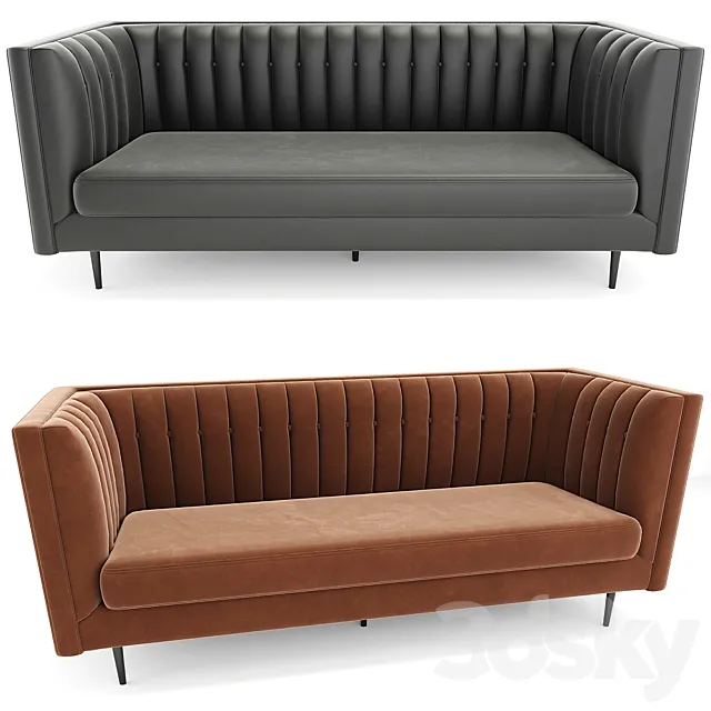 Liang & Eimil Harper Sofa Velvet 3ds Max