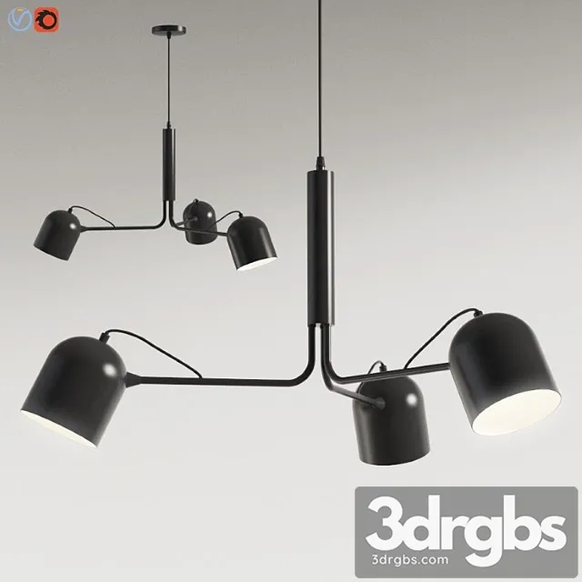Liang Pendant Lamp Metal Black 3dsmax Download