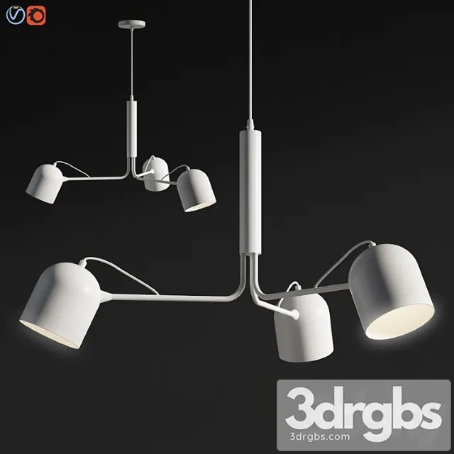 Liang pendant lamp metal white 3dsmax Download