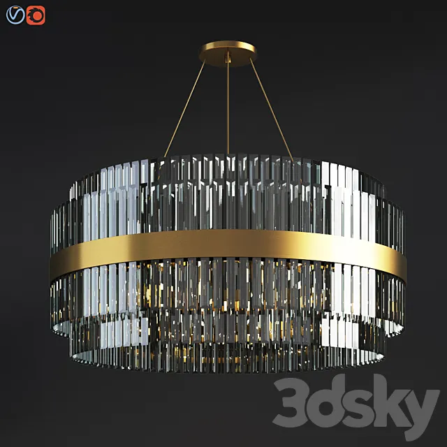 Liberty Suspension Celing light Luxxu 3ds Max