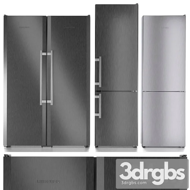 Liebherr Refrigerator Set 4 3dsmax Download