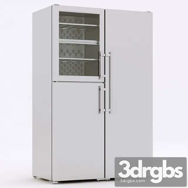 Liebherr Refrigerator Side By Side Sbes 7165 3dsmax Download