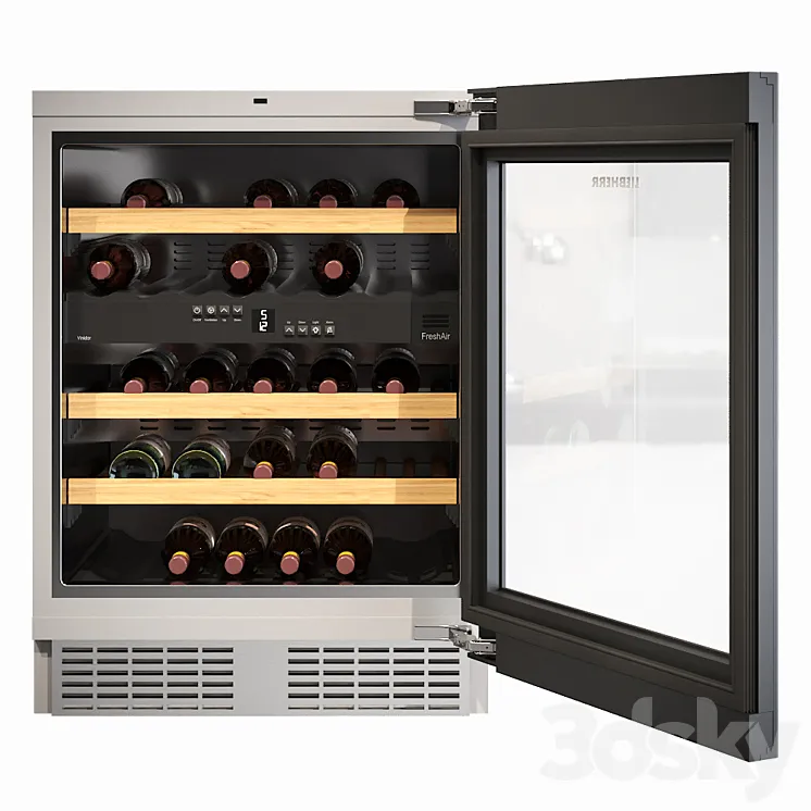 Liebherr wine fridge WUgb 3400 3DS Max