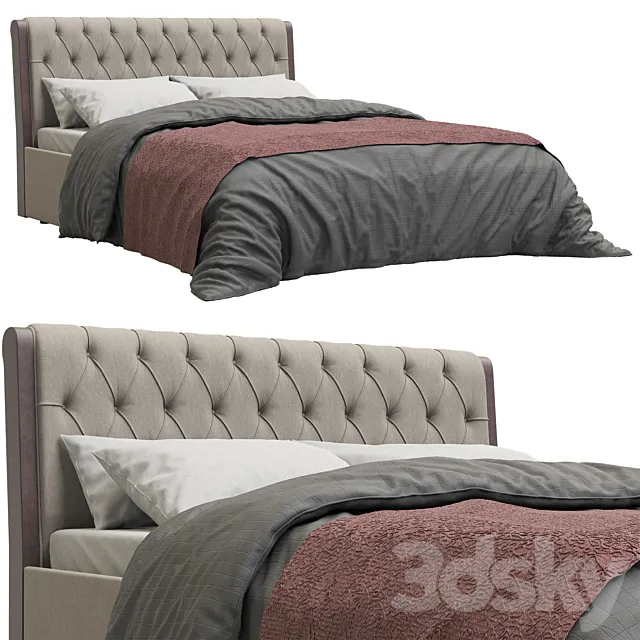 Lifefurniture Jenny Two Bed 3ds Max