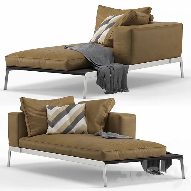 Lifesteel Daybed by Flexform 3DS Max Model