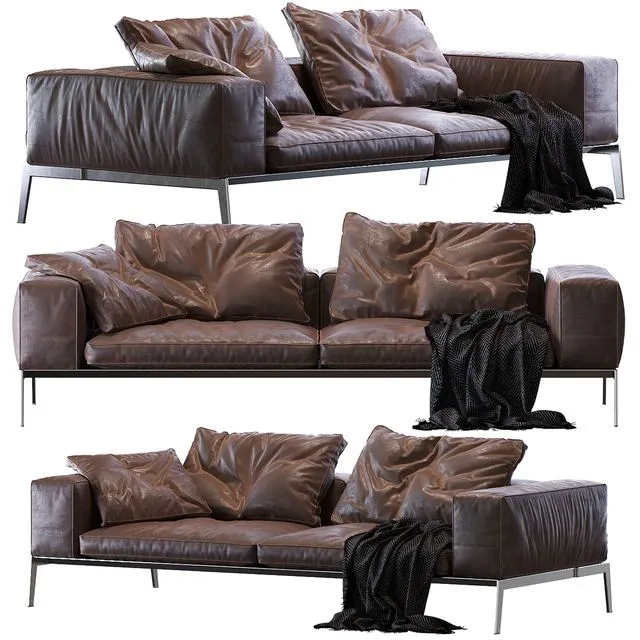 Lifesteel Flexform Sofa 3dsMax Model