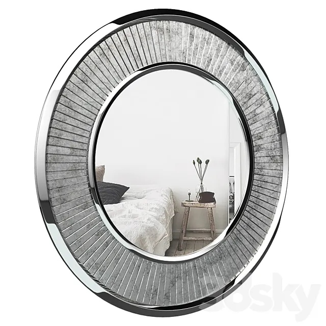 Liggett Decorative Wall Accent Mirror W000763608 3DSMax File