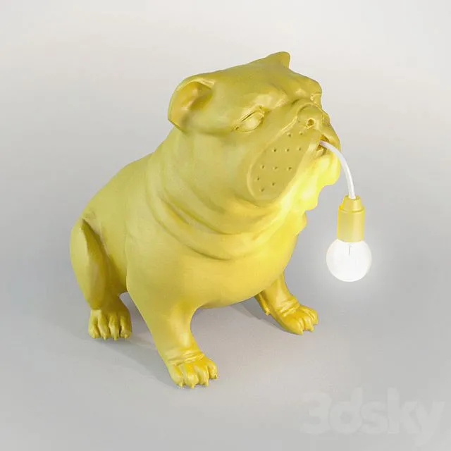 Light dog 3dsMax Model