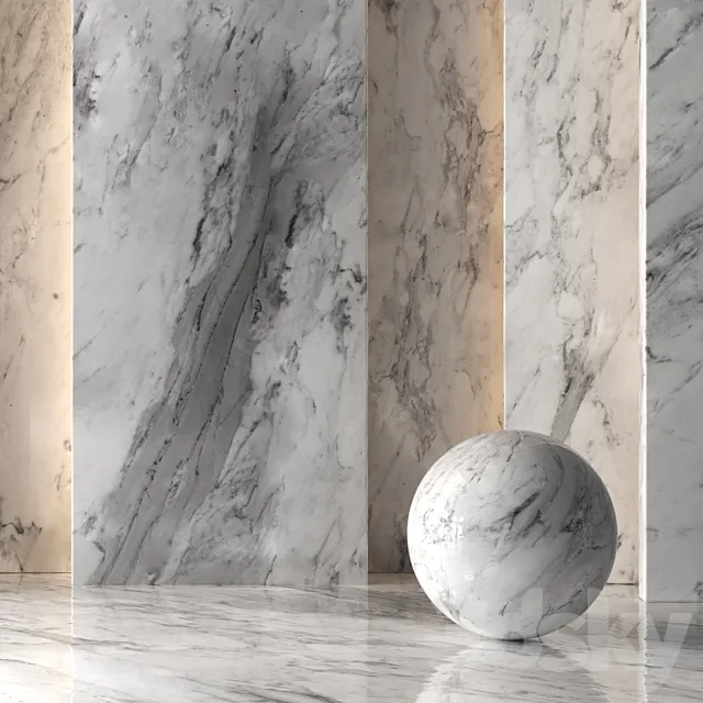 Light Marble Material 4K (Seamless – Tileable) No 13 3DS Max Model