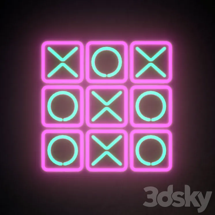 Light modules Set 69 Neon 3DS Max