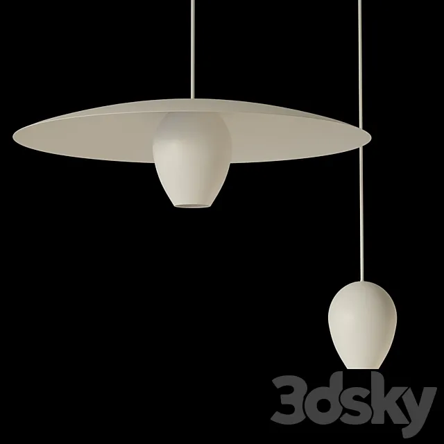 LIGHT OVONELPIATTO 3ds Max