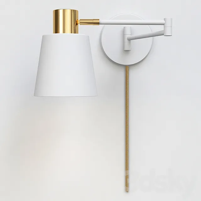 Light Society Alexi Plug-in Wall Sconce 3DS Max Model