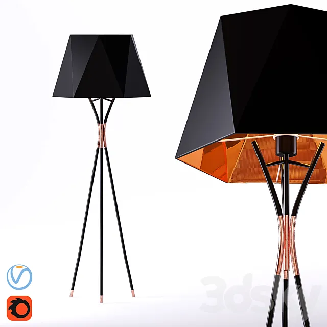 Lightery floor lamp 3ds Max