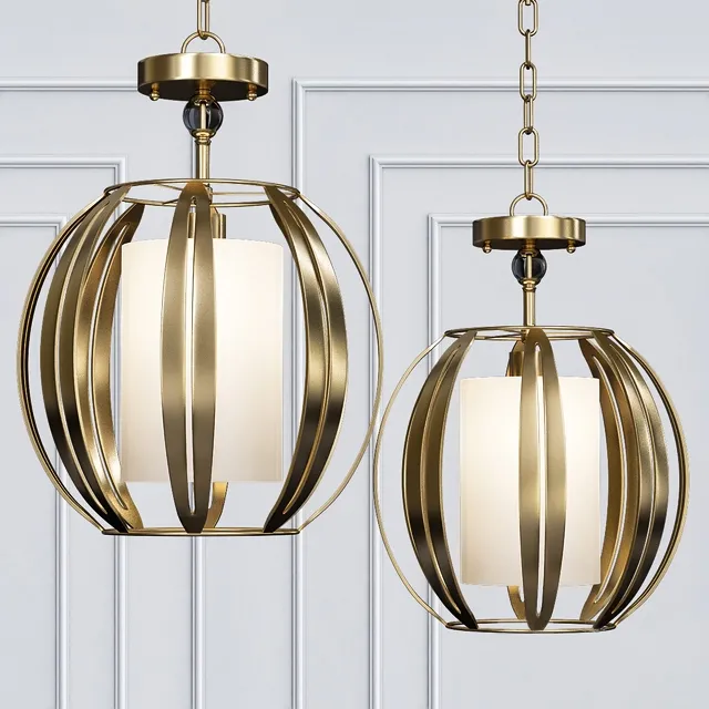 lighting – Abercorn Pendant Semi-Flush 3ds Max