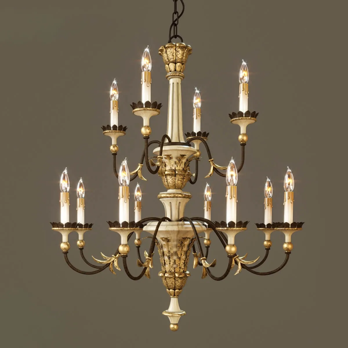lighting – Adara chandelier by Currey  and  company 3ds Max