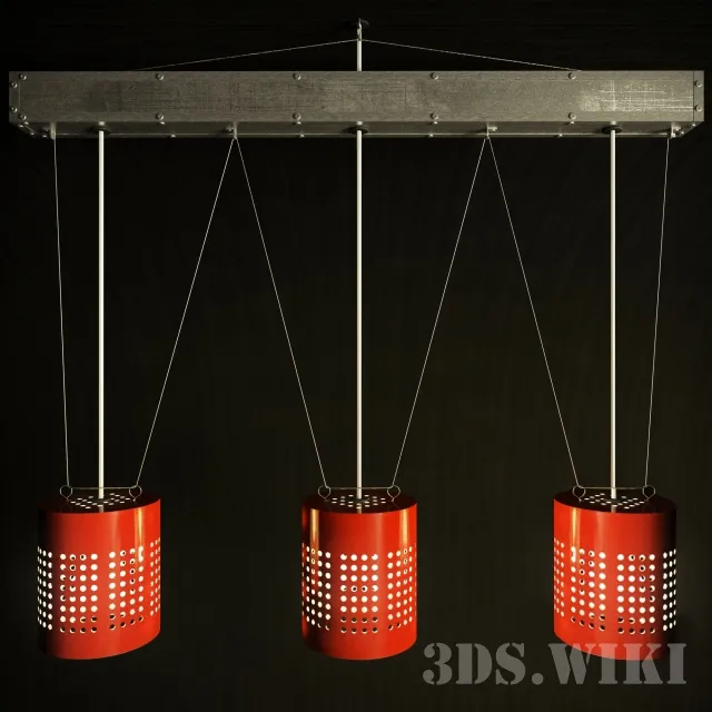 lighting – Airfoil 3L aerodynamic style luminaire 3ds Max