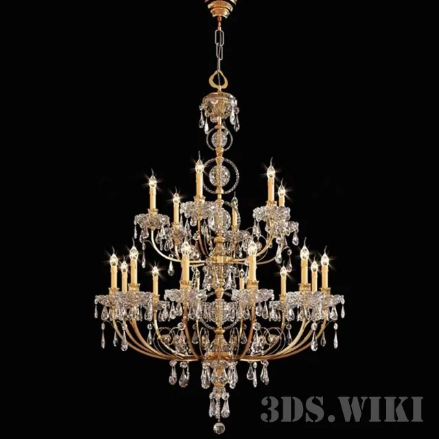lighting – Almerich 2435 classic chandelier 3ds Max