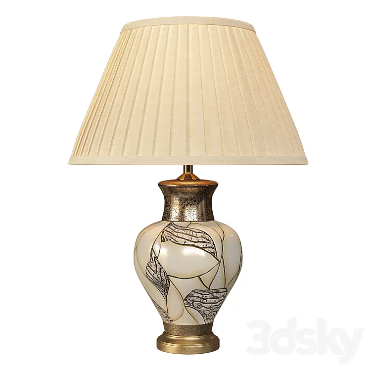 Lighting and Interiors – Lincoln Table Lamp Base 3DS Max Model
