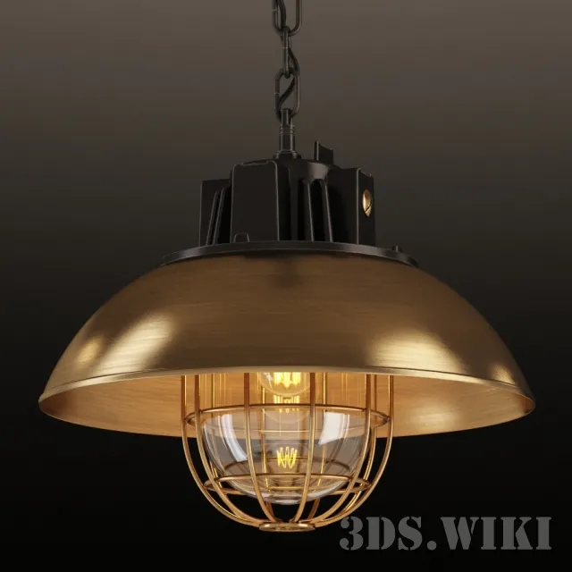 lighting – ASTOR CHANDELIER CH099-1-BRS 3ds Max