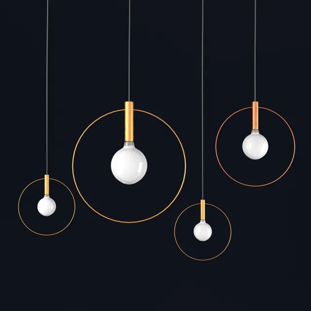 lighting – Aura ceiling lamps 04 3ds Max