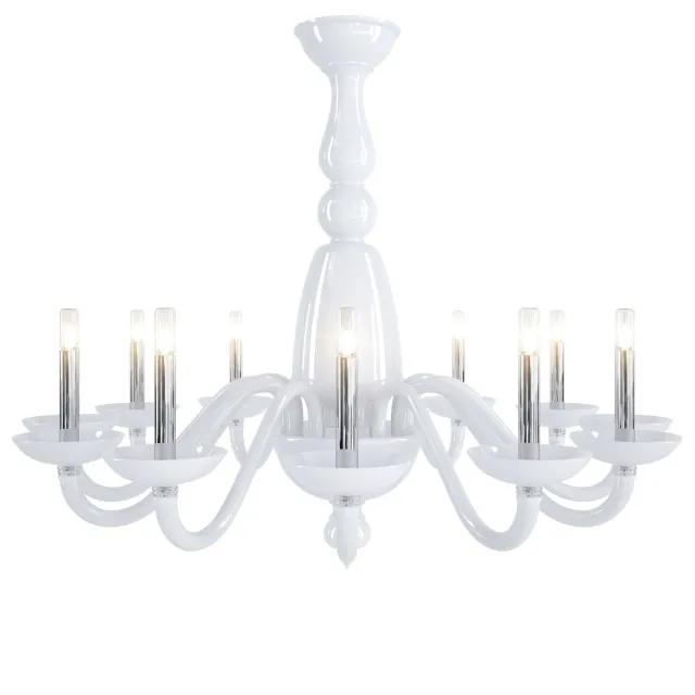 lighting – Barovier & toso Palladiano chandelier 3ds Max