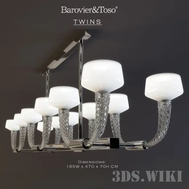 lighting – Barovier&Toso Twins light 3ds Max