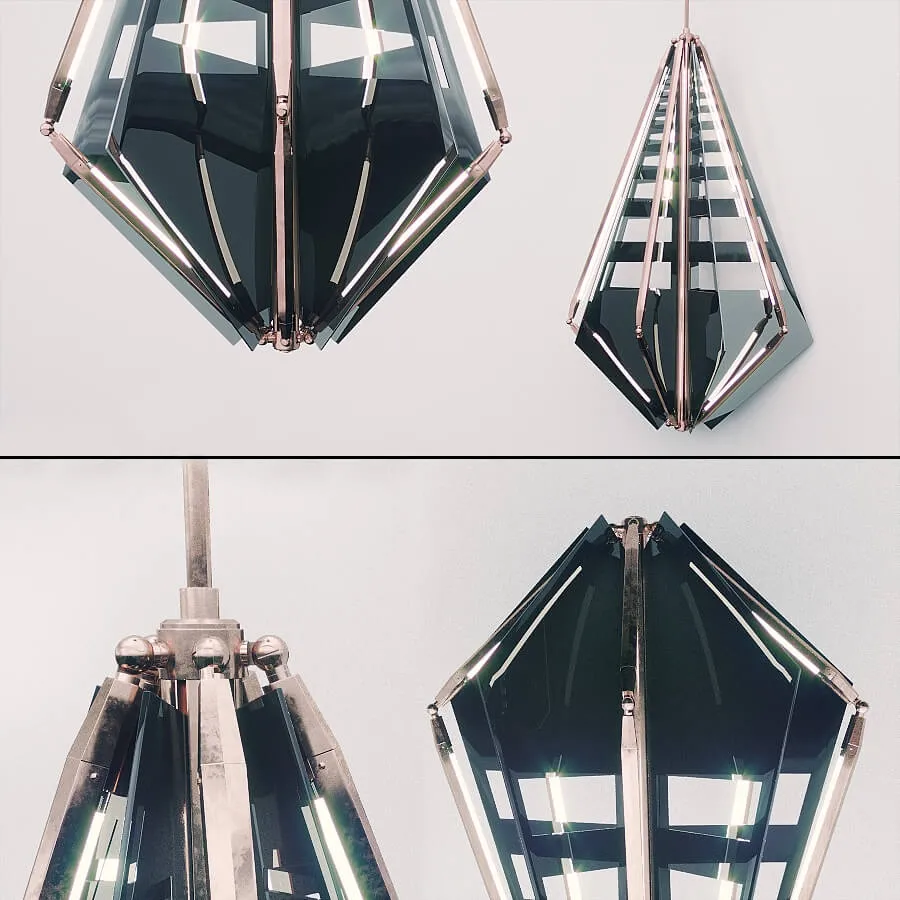 lighting – Bec Brittain Echo 4 ceiling lamp 3ds Max