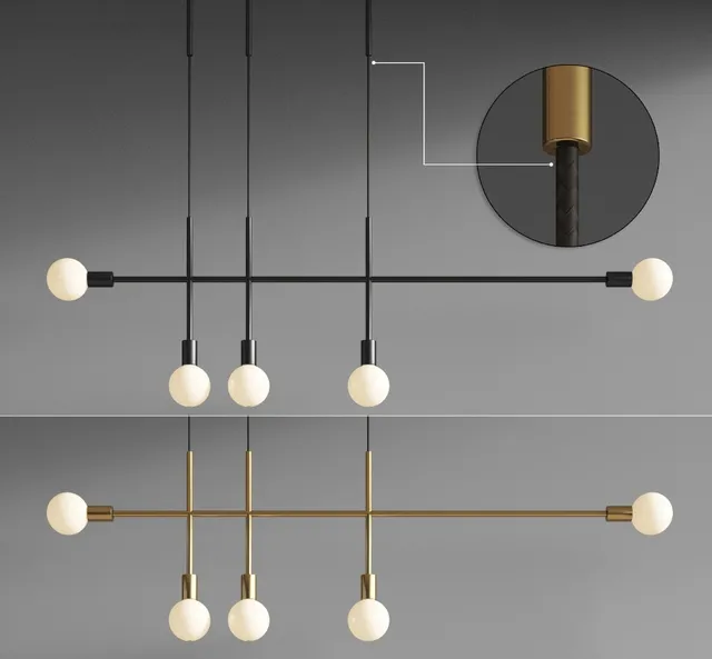 lighting – Bigkick Pendant lamp Volkerhaug 3ds Max