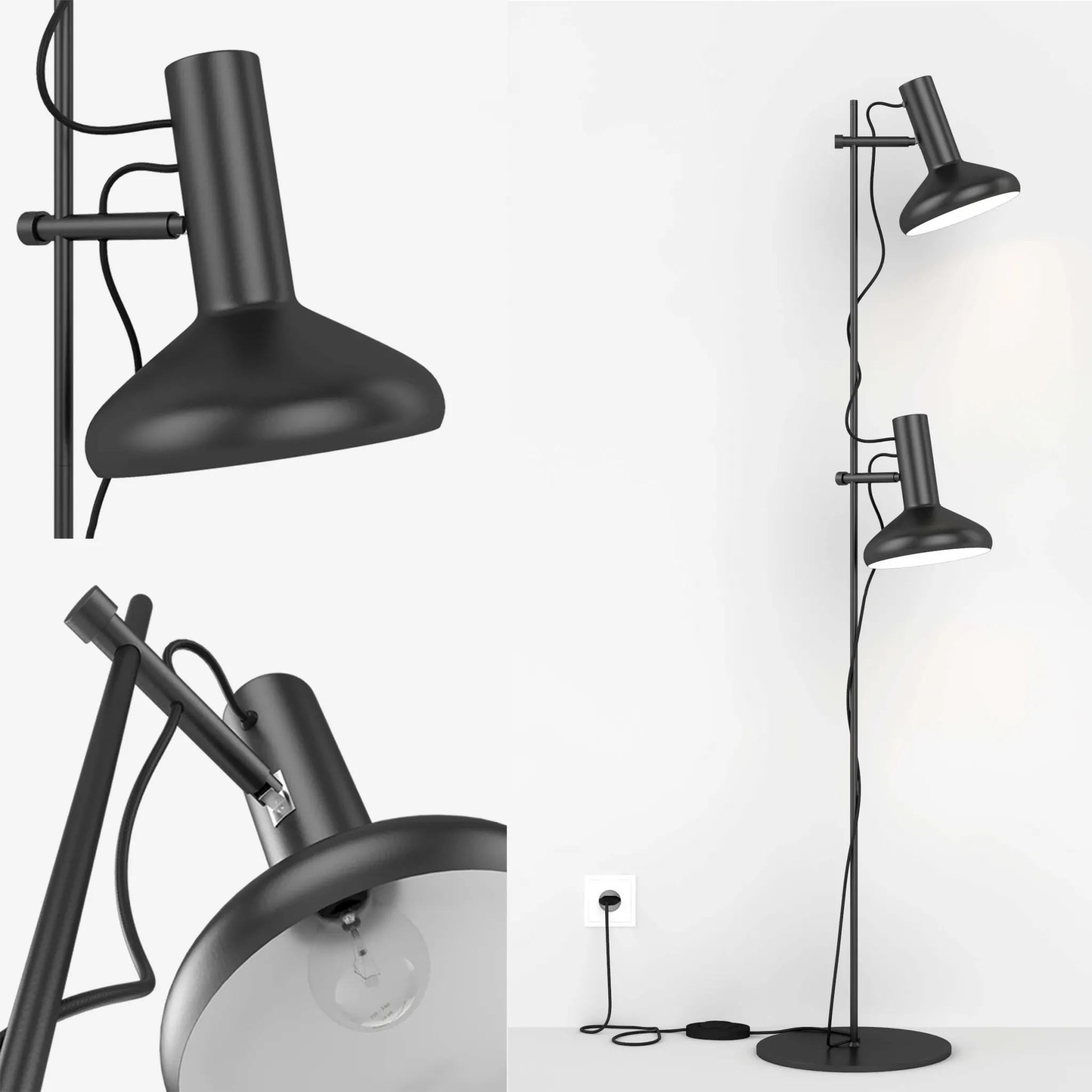 lighting – BoConcept floor lamp 07 3ds Max